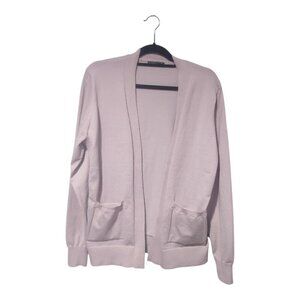 Women's Baby Pink Cardigan Jacket Sweater Size XL